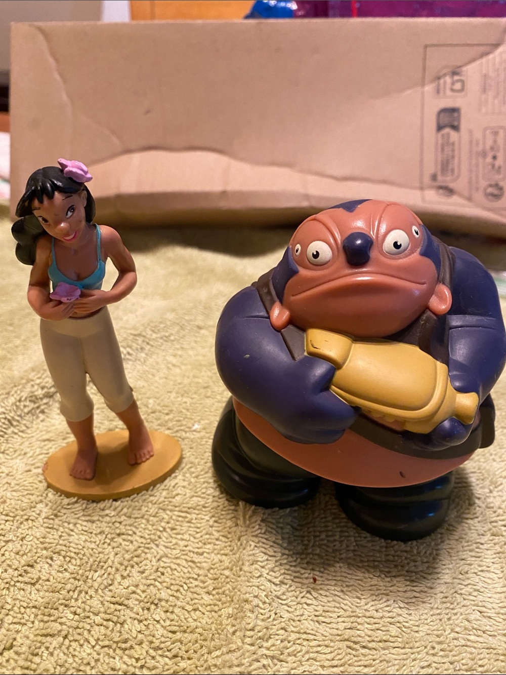 Disney Lilo and Stitch: 2001 Nani Figure & Jumba Bobble Toys